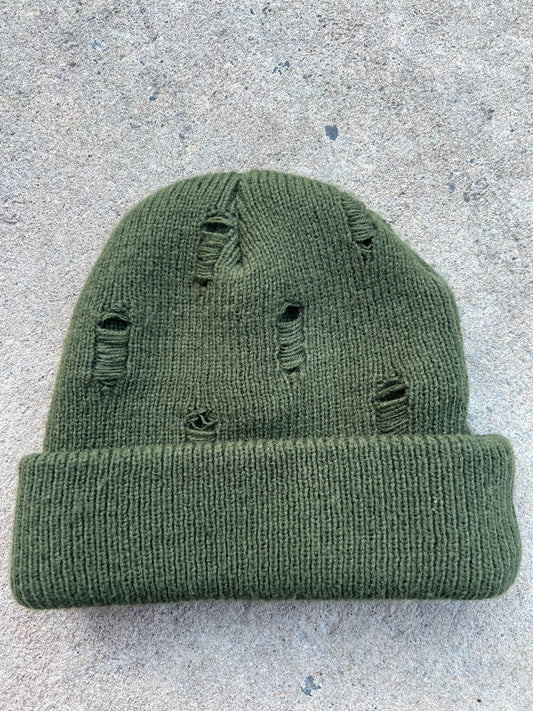 You Are Loved Green Beanie